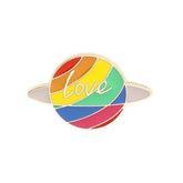 Love Planet Enamel Pin